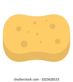 
Flat icon of a soap used for cleaning purpose at home and spa as well
