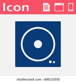 flat icon of speaker