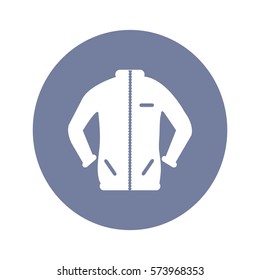 Flat icon. Sport jacket.