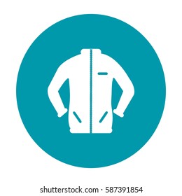 Flat icon. Sport jacket.