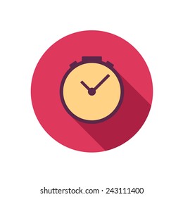 flat icon stopwatch 