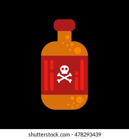 flat icon stylish background potion in bottle