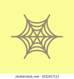 flat icon stylish background spider's web