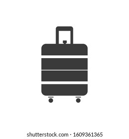 Flat Icon Suitcase Logo Vector Graphic Design