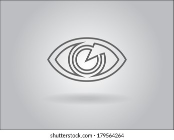 Flat icon of supervision