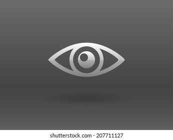 Flat icon of supervision