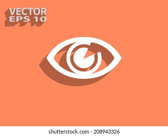 Flat icon of supervision