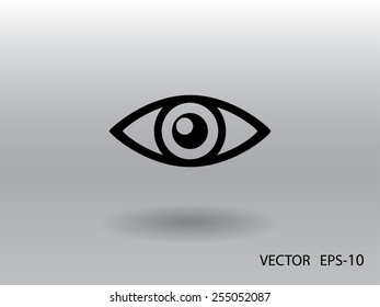 Flat icon of supervision
