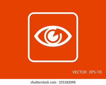 Flaches Kontrollsymbol