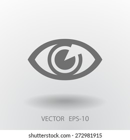 Flat icon of supervision