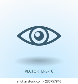 Flat icon of supervision