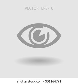 Flat icon of supervision