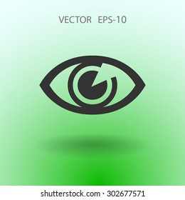 Flat icon of supervision