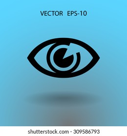 Flat icon of supervision