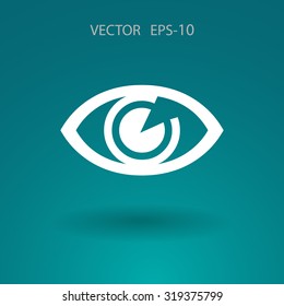 Flat icon of supervision