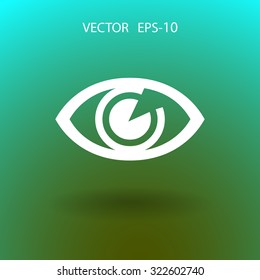 Flat icon of supervision