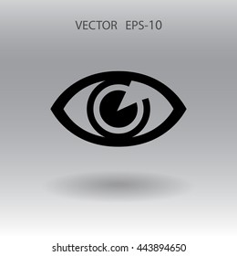 Flat icon of supervision