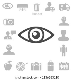 Flat icon of supervision. vector illustration