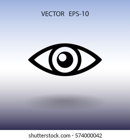 Flat icon of supervision. vector illustration