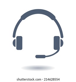 Flat icon of support
