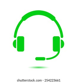 Flat icon of support