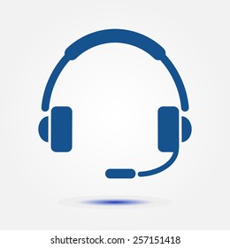Flat icon of support