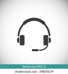 Flat icon of support