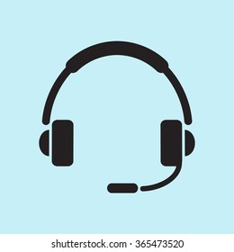 Flat icon of support