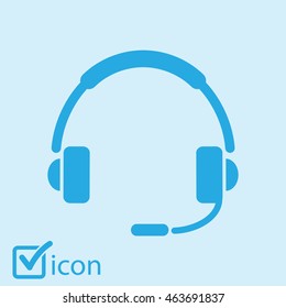 Flat icon of support