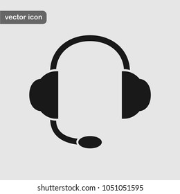 Flat icon of support. Sign the call center. Contact technical symbol. Call and we will reply to you.