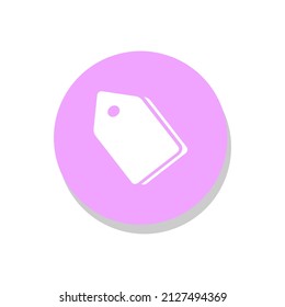 Flat Icon Tag For Website Or App Project