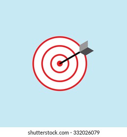 Flat Icon Of Target. Eps.-10.