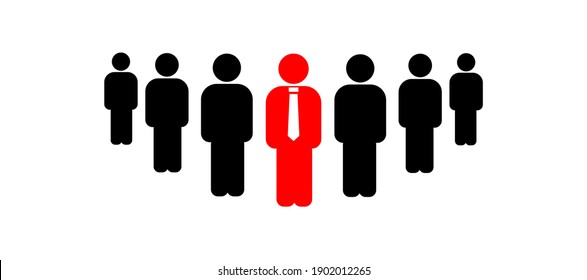 Flat icon of team work. vector illustration