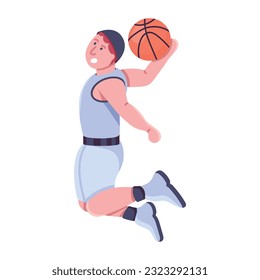 Flat icon of throwing ball 