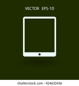 Flat icon of touch pad