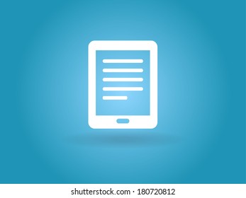 Flat icon of touchpad