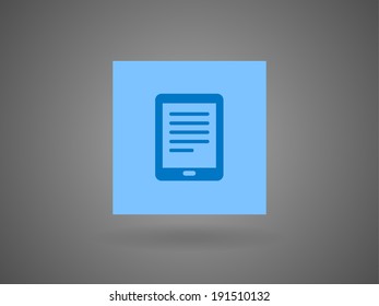Flat icon of touchpad