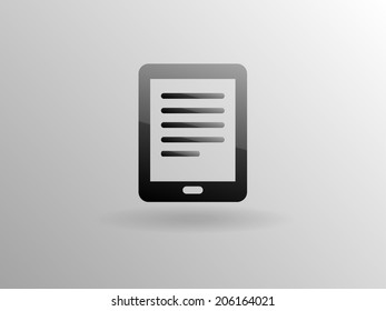 Flat icon of touchpad