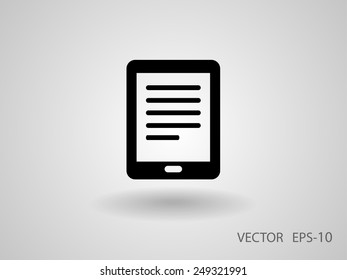Flat icon of touchpad