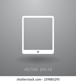 Flat icon of touchpad