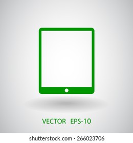 Flat icon of touchpad