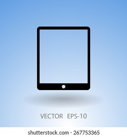 Flat icon of touchpad