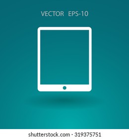 Flat icon of touchpad