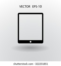 Flat icon of touchpad