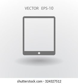 Flat icon of touchpad