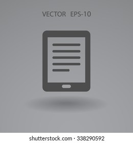 Flat icon of touchpad