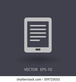 Flat icon of touchpad