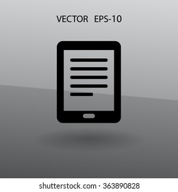 Flat icon of touchpad
