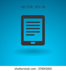 Flat icon of touchpad