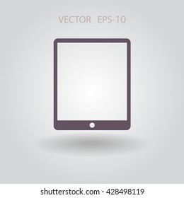 Flat icon of touchpad